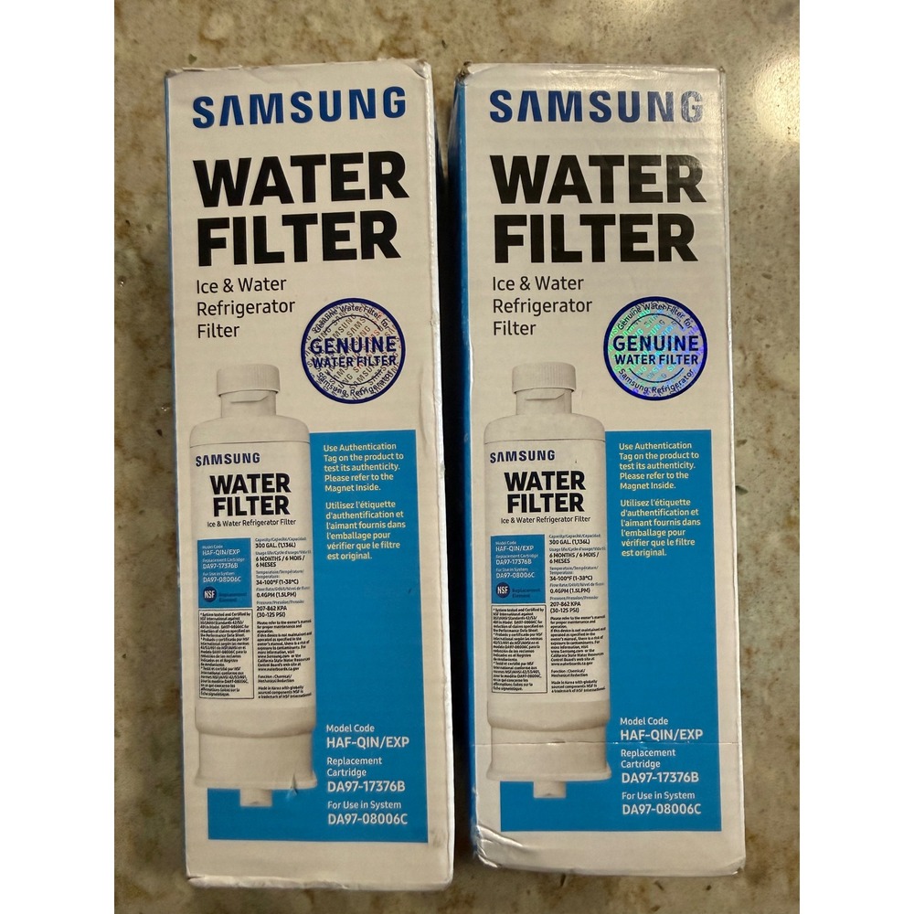 Samsung Refrigerator Water Filter 2pk HAF-QIN/EXP DA97-17376B DA97-08006C